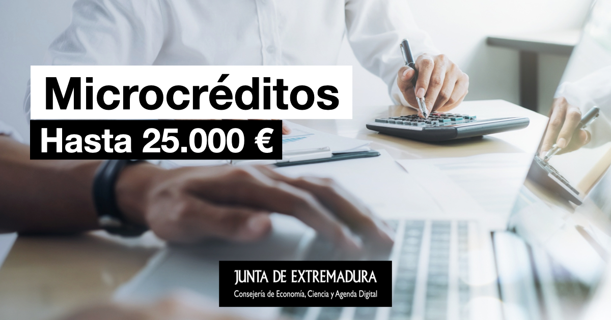Microcréditos de hasta 25.000 euros para autónomos y microempresas